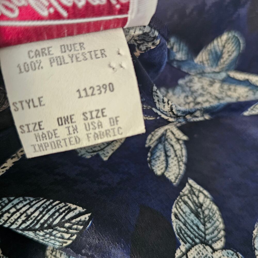 Vintage California Dynasty Women's Full length Kaftan Kimono, Blue, One Size - Picture 5 of 13